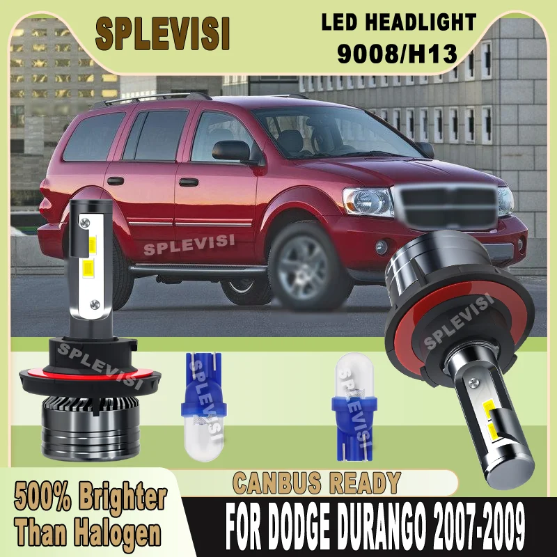 

6000 К, стабильный луч с быстрым рассеиванием тепла, IP67, водонепроницаемый, надежный, ночной, светодиодный фонарь для Dodge Durango 2007 2008 2009