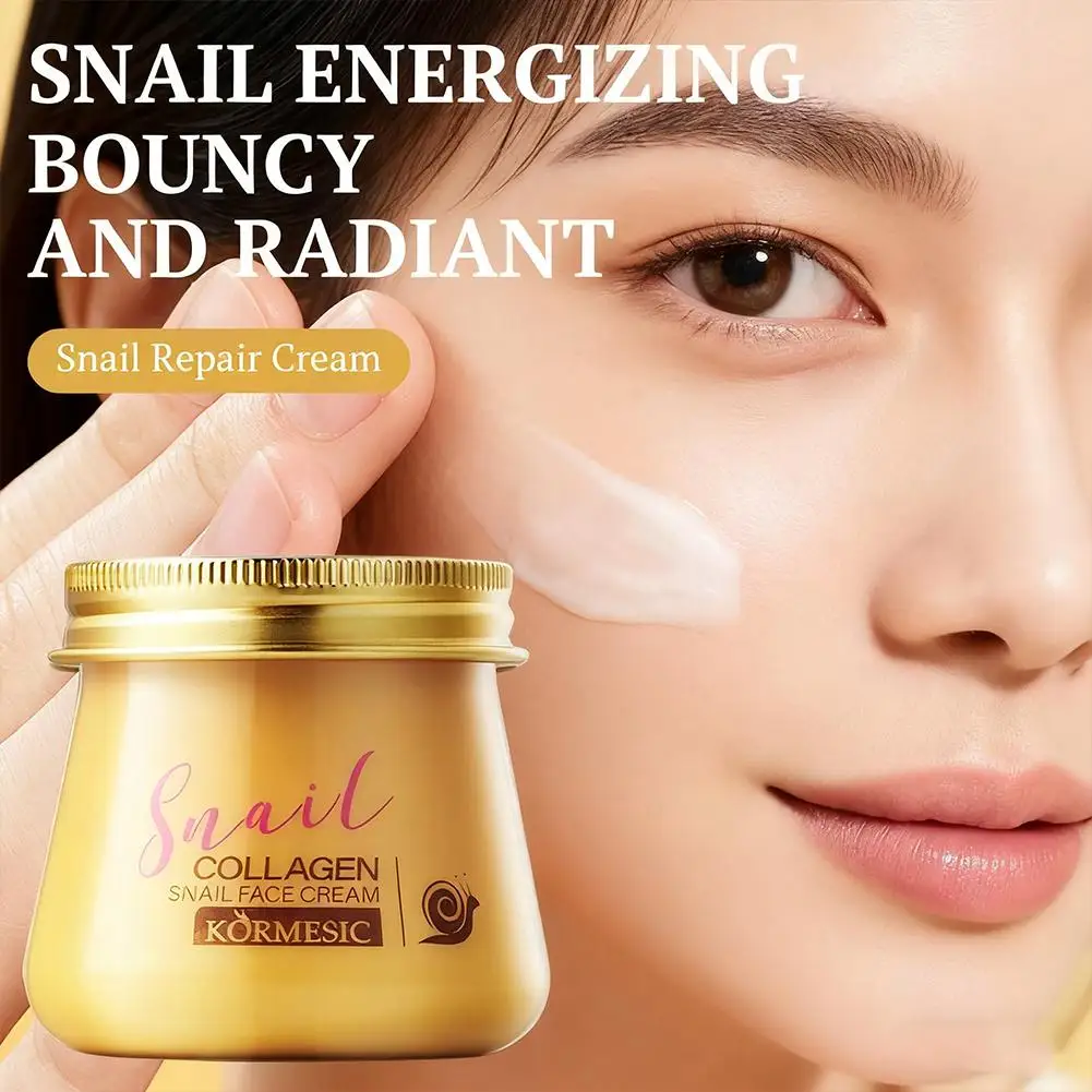 Snail Moisturize Facial Cream Snail Collagen Cream Multi Functional Face Snail Mucin Hydrating Anti-Wrinkle Cream