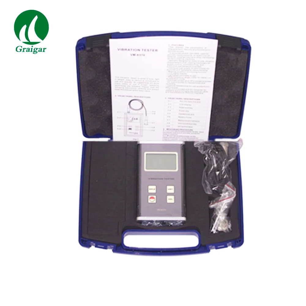 VM-6370 Digital Vibration Tester Vibrator Moving Imbalance Checker 0.01-400mm/s VM6370