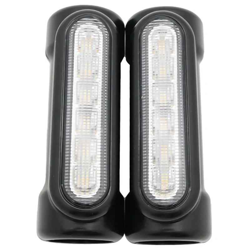 

Motorcycle Led Highway Bar Switchback Driving Light/Turn Signal Light For (Black)