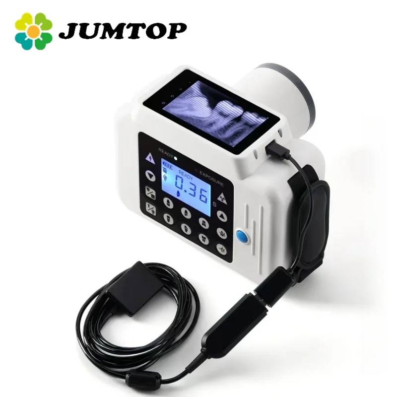 

JUMTOP Dental X Ray Machine with Digital Sensor High Frequency X Ray Unit with Built-in Display Screen Dentistry Lab Equipment