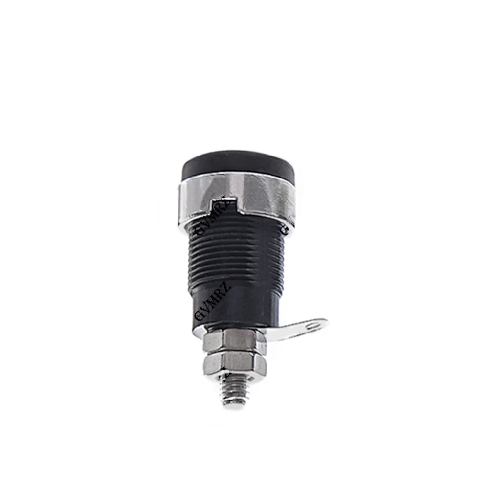 5PCS 4MM Binding Post Banana Socket Panel Mount 4MM Multimeter Instrument Socket Test Probe Connector 4MM