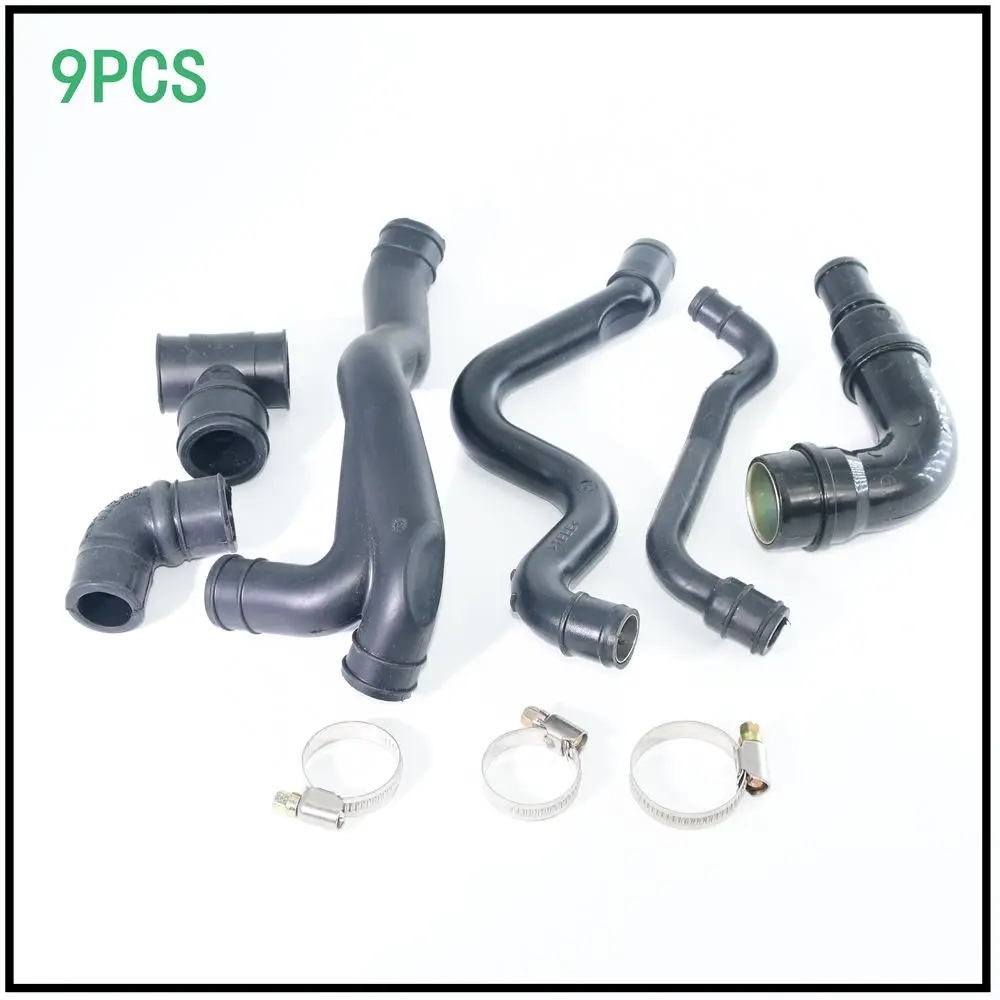 1-9 Pcs Engine Crankcase Vacuum Hose Kit For Bora GOLF MK4 06A103213 F 06A103213AF 06A103221AH 06A103247 06A103221AF 06B103221G