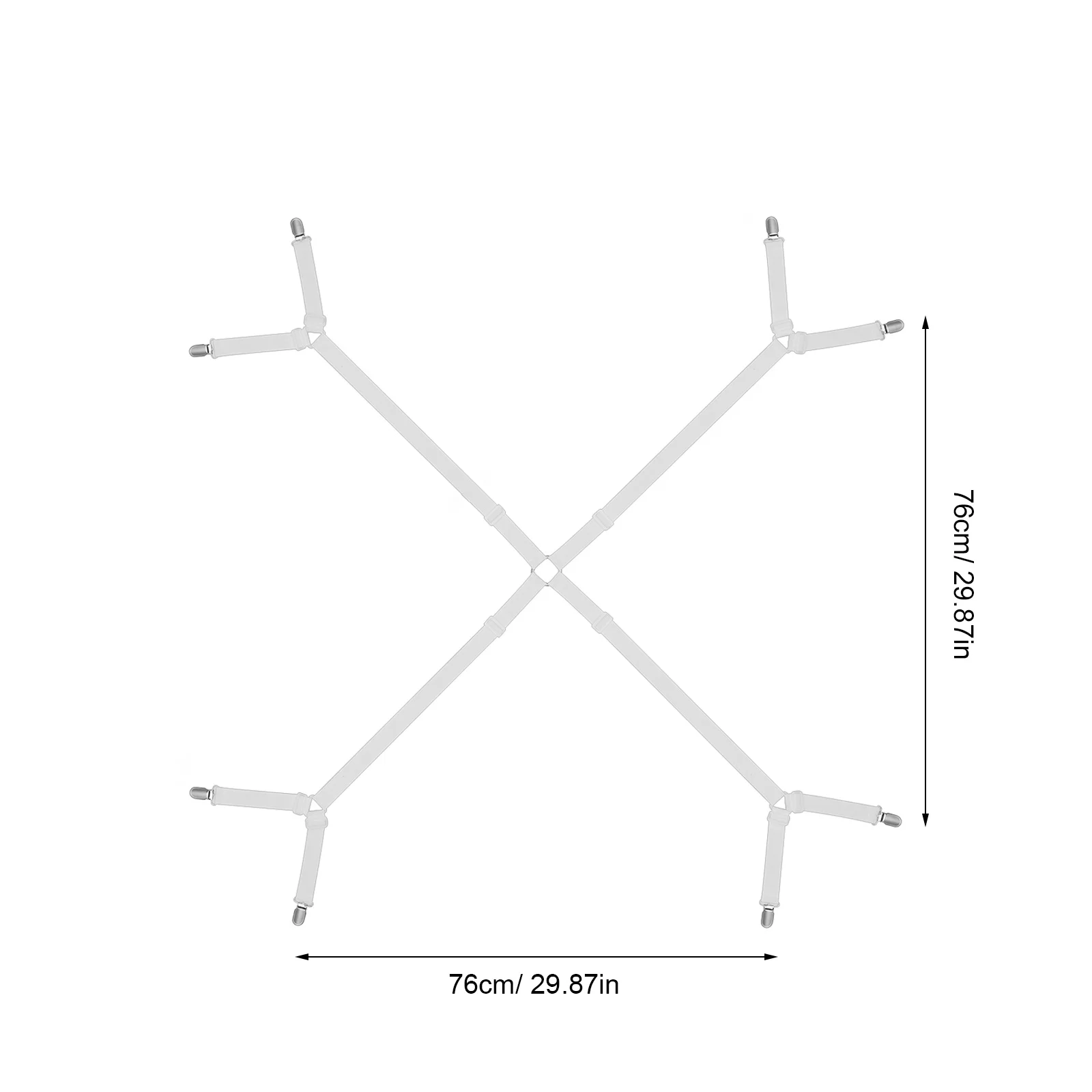 أشرطة ملاءة مرنة، حاملات زاوية لغطاء لحاف المرتبة، بياضات السرير، مقابض قابلة للتعديل غير قابلة للانزلاق
