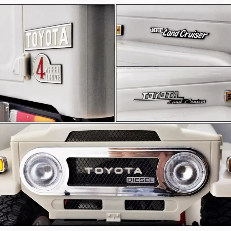 CChand Metal body Logo set for RC4WD 1/10 Gelande II Cruiser/FJ40 1:10 scale Rock Crawler Truck RC Car Option parts view 3