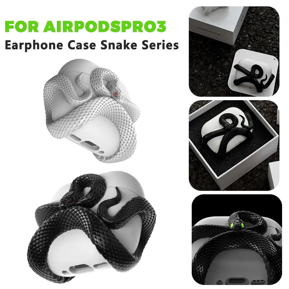 

Snake Series for AirPods Pro 3 Earphone Case Shockproof Protection Cover
