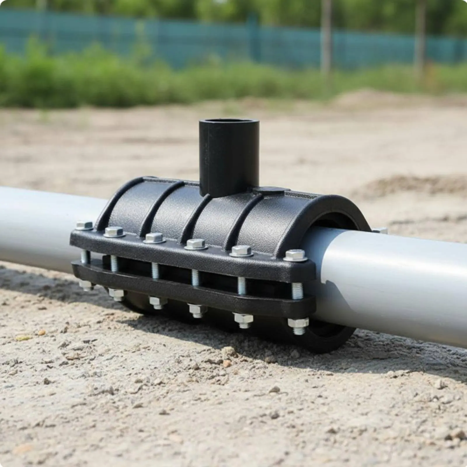 Quick Repair Pipe Connector Pressure Resistant Leak Repair Saddle Clamp Plumbing Hardware Long-Lasting view 2