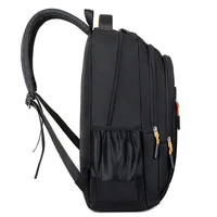 Unisex Large Capacity Backpack, Business Travel Laptop Bag, Multi-Compartment Design, Adjustable Straps, Ideal for Work Leisure - Image 4