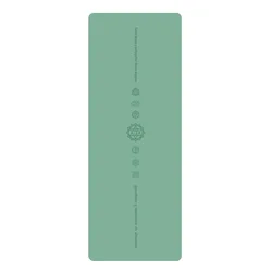 Zen Rhyme PU Natural Rubber Thickened Fitness Non-slip 7 Chakra Yoga Mat  Workout Коврик Для Йоги Фитнеса Meditation Gym