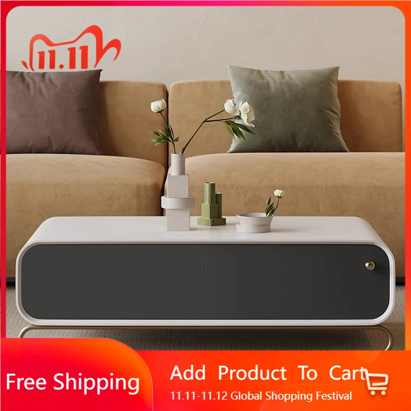 

Nordic Designer Coffee Table Modern Minimalist Standing Simple Coffee Table Wood Bedroom Mesa Auxiliar Entrance Hall Furniture