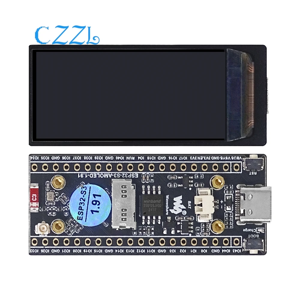 

ESP32-S3 development board 1.91 inch AMOLED display/touch screen supports wifi/Bluetooth CNC shell