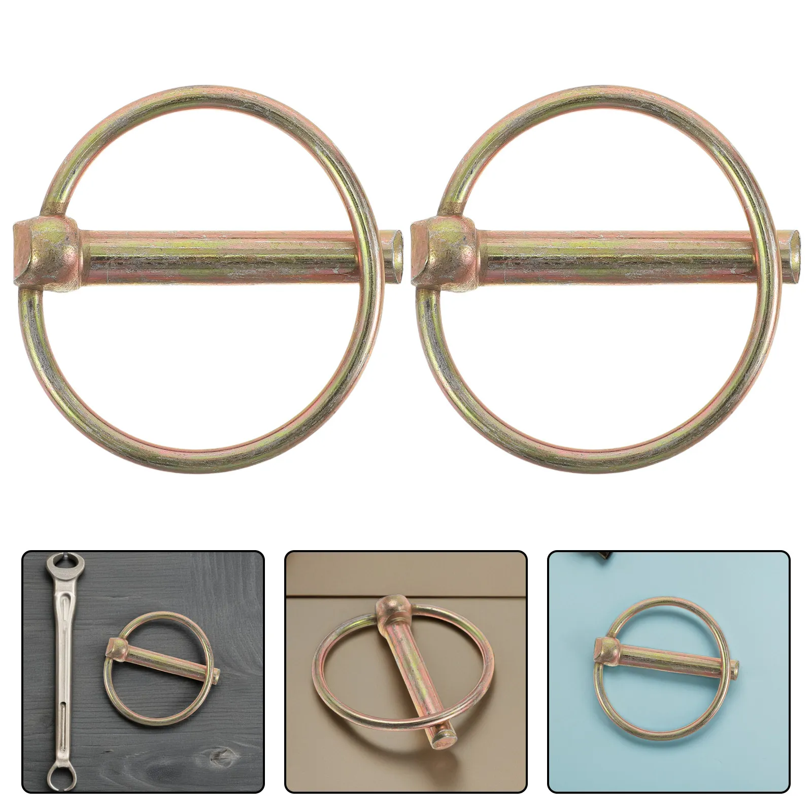 

Набор из 20 усиленных стопорных шпилек для прицепов, тракторов, грузовиков, газонокосилок, а также для блокировки ворот прицепов