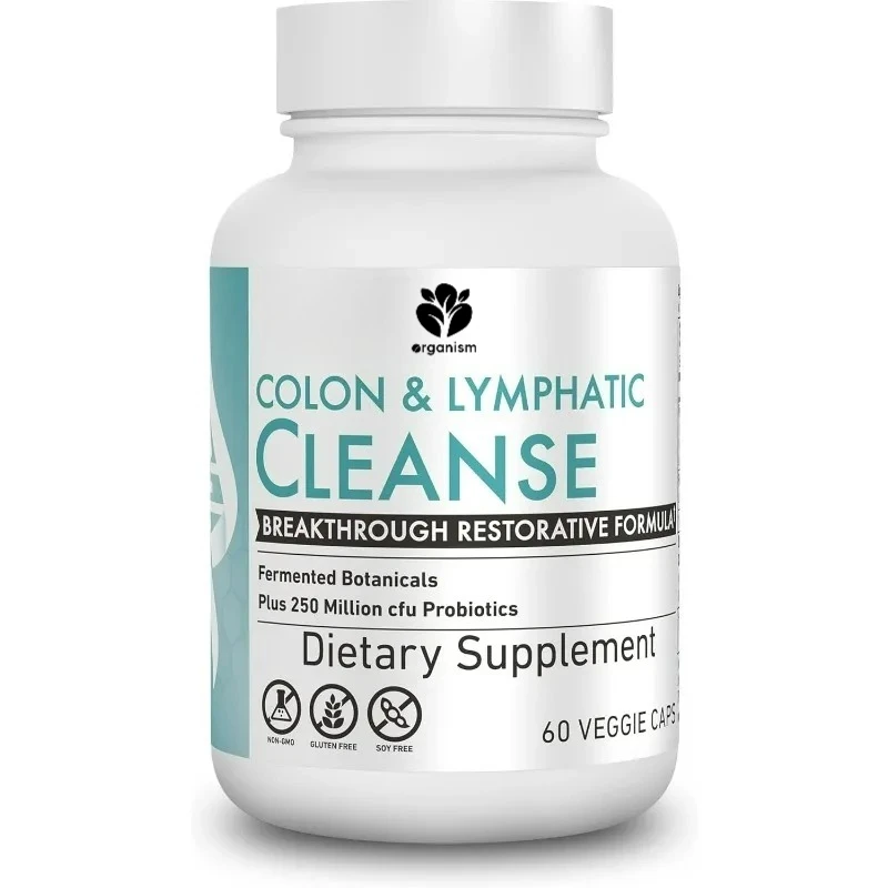 

250 миллионов пробиотов CFU для здоровья кишечника, пищеварения и лимфатической поддержки, безглютеновых, без ГМО, 60 капсул вегетарианских