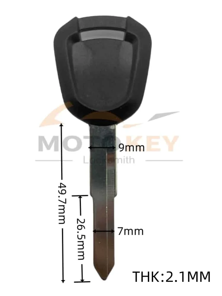 Motorcycle Uncut Blank Replacement Key Removable Chip Housing For Honda CB190R CB190R CB190TR CB190X CB400X CB400F CM300 CBR400