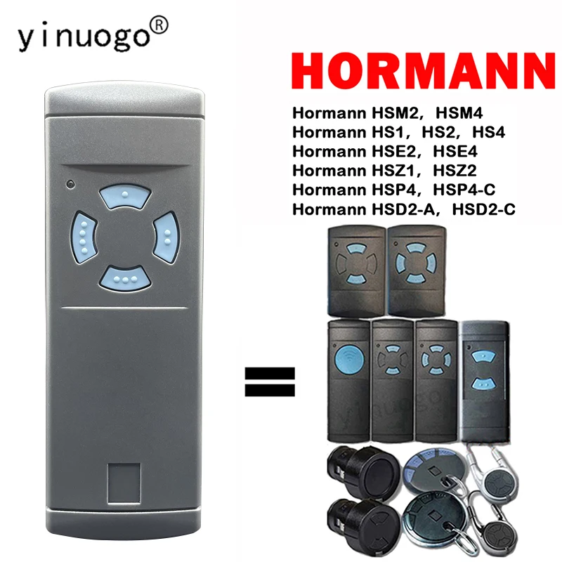 

HORMANN 868 HSM4 HSM2 HSZ2 HSZ1 HSE4 HSE2 HS4 HS2 HS1 HSD2 HSP4 Garage Remote Control Door Opener Handheld 868MHz Rolling Code