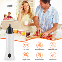 Versatile Handheld Electric Coffee Mixer Frother Automatic Milk Beverage Foamer Cream Whisk Cooking Stirrer Egg Beater With Cove