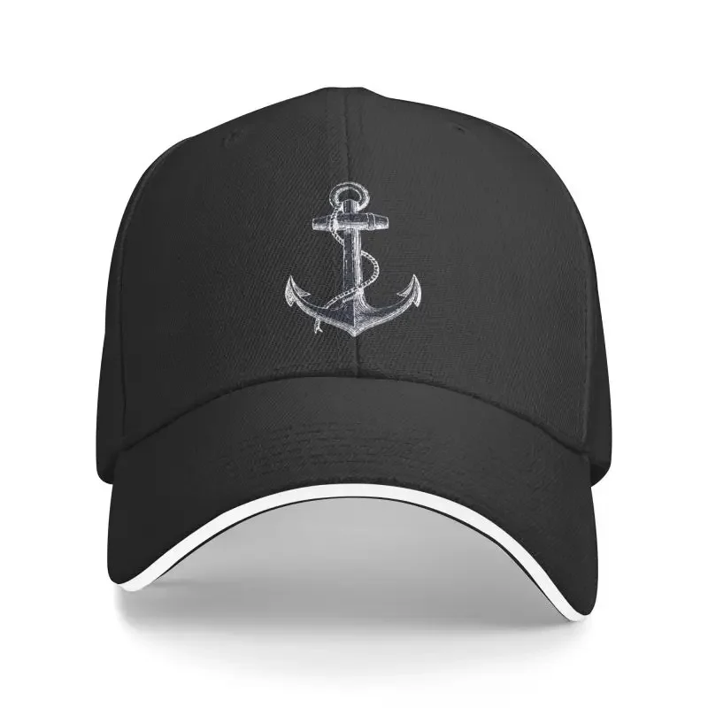 

Y2K Punk Unisex Nautical Anchor Baseball Cap Adult Sailor Adventure Adjustable Dad Hat Men Women Sun Protection