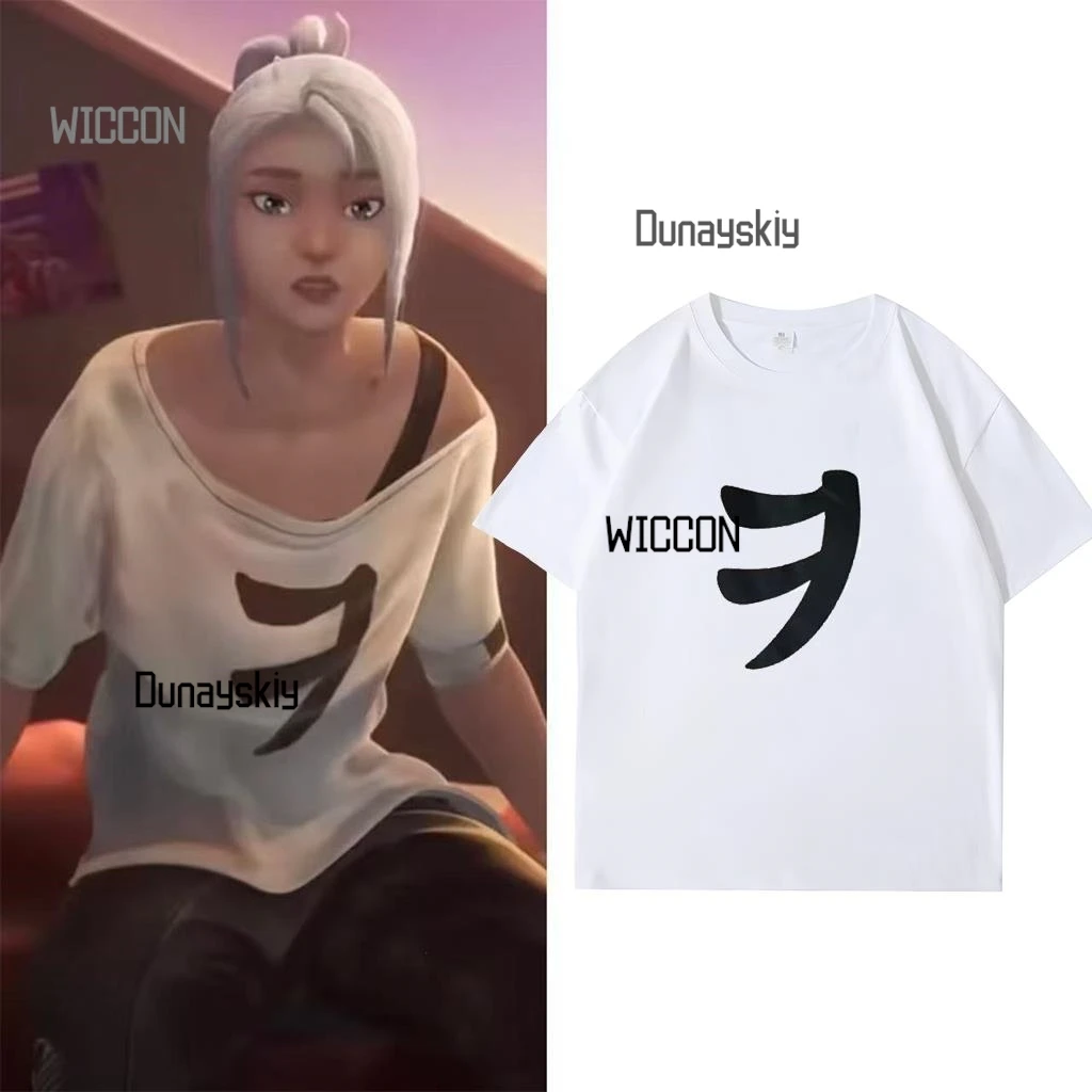 VALORANT Jett T-Shirt 2025: Unisex Anime Cosplay Tee for Summer Agent-Inspired Design