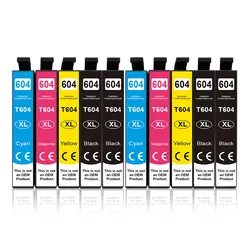 604XL Ink Cartridge FULL For Epson T 604 T604 XL with Chip Compatible XP 2200 2205 3200 3205 4200 4205 WF 2910 2930 2950 Printer