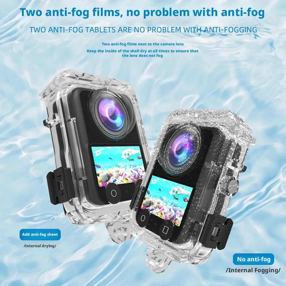 

For DJI Osmo 360 Stealth Diving Case Multi-functional Quick-release Magnetic Interface Panoramic Action Camera Waterproof Case