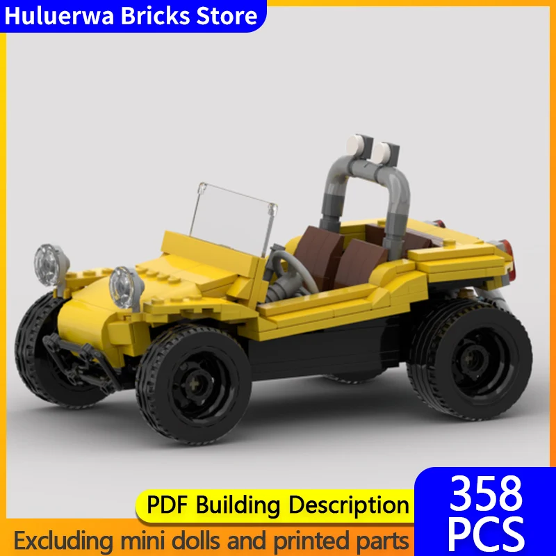 

Speed Hypercar Model MOC Building Bricks Manx Off-Road Beach Buggy Modular Technology Gifts Holiday Assemble Children Toys Suit