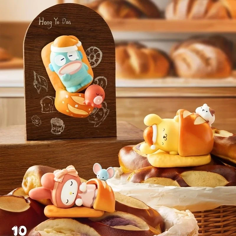 Miniso Happy Baking Series Sanrio Blind Box Children's Day Gift Trendy Desktop Ornaments Birthday Toy Collectible Figures