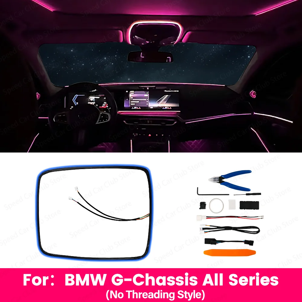 Roof reading light suitable for 11 color ambient light of the original car For BMW 3 4 5 6GT 7 8 Series G20 G30 G05 G06 G07 G01