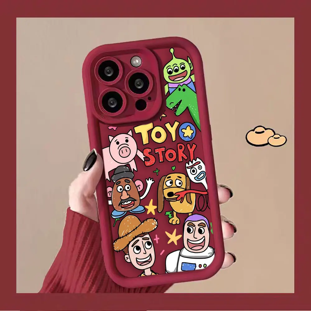 Toy Story Buzz Woody Phone Case For Redmi A1 NOTE 13 12 12S 11 11T 10 9 9S 8 PRO PLUS 4G 5G Shockproof Silicone Case Cover Funda image 6