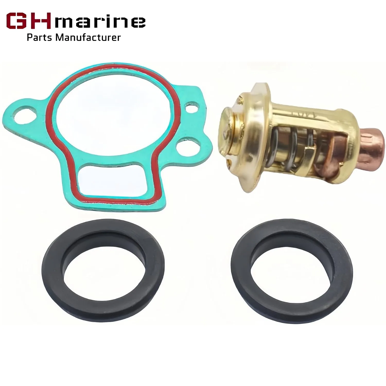 18-3642 Thermostat Repair Service Kit for Mercury Mariner 25 30 40 HP EFI 3 Cyl Outboard Motors 825212001 825212A1 855676A1