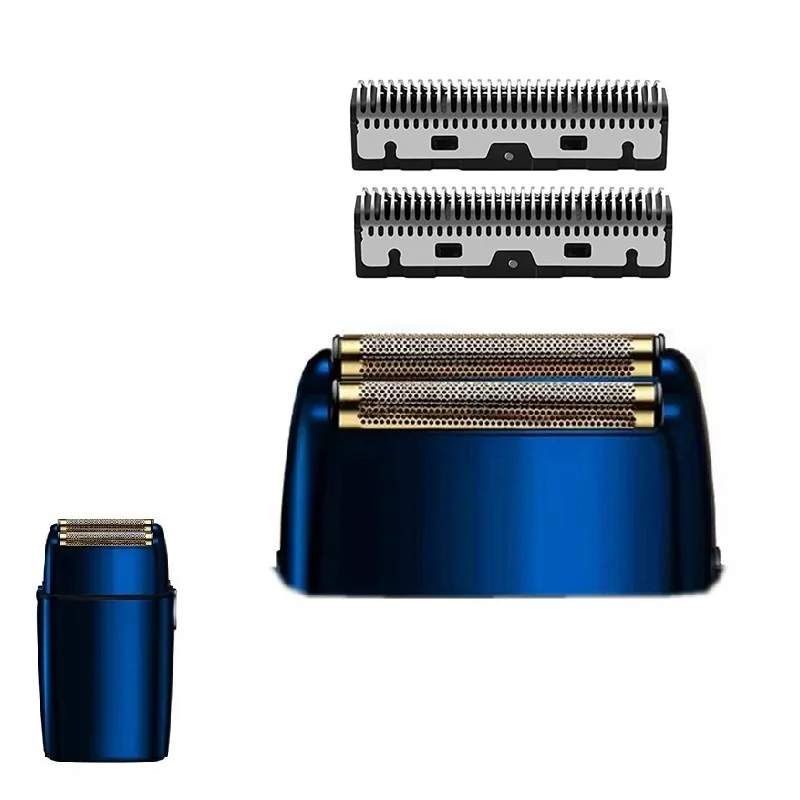 Shaver Replacement Foil and Cutters Compatible with BaBylissPRO Double FXFS2 MetalFX Shaver Replacement Head Blade,blue