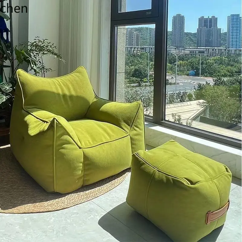 HXL Lazy Sofa Bedroom Balcony Single Tatami Sofa Leisure Bean Bag