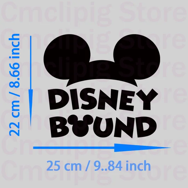 Disney BOUND Familys Patches for clothes Couples printing for clothes Ironing applications