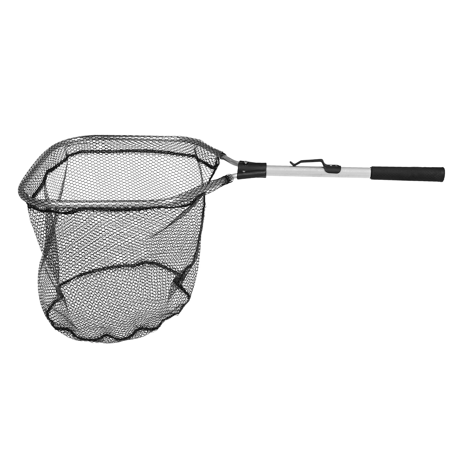

Portable Folding Fishing Net Kids Beach Small Fish Butterfly Catching Catfish Trout Bass Lightweight Aluminum Alloy Foldable