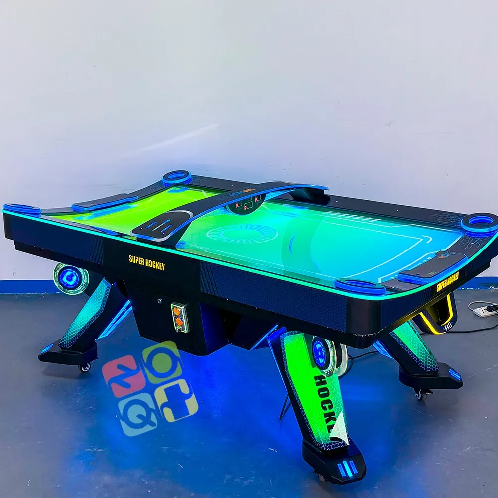 Gold SellerCoin Operated Arcade Electronic Acrylic Table Sports Air Hockey for Game Centers