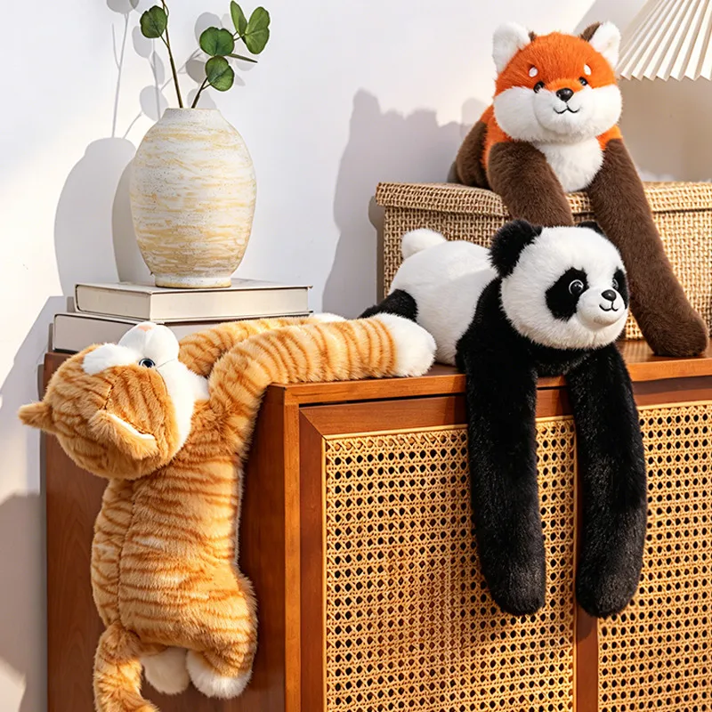 55cm Hot Sales Weighted Animals Plush Doll Long Armed Increased Feeling Load-bearing Toy Panda Husky Fox Koala Pillow Gift