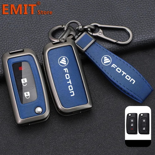 Imagen 2 del producto Funda para llave de coche, carcasa para Foton Motor, Savannah E3, E5, E7, Tunland E G, Granite, Toplander, Auman Toano, Sauvana, accesorios