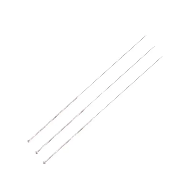 Size 0.25/30/35/40mm Authentic Silver-plated Non-Disposable Needles 200 Reusable Aseptic Acupuncture Needle Painless