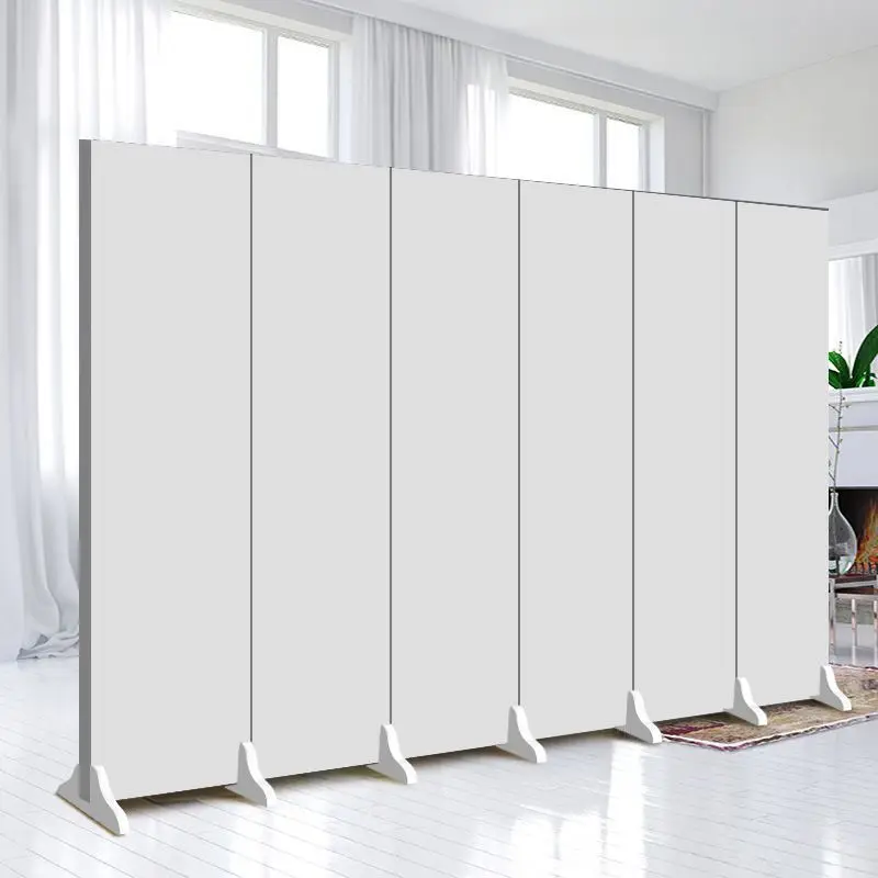 

Premium Pure white screen partition simple modern entry company LOGO office blocking High Quality