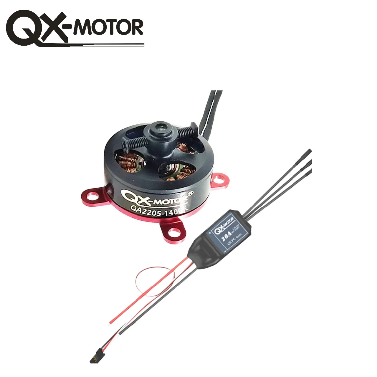 QX-MOTOR Borstelloze Esc 20a 30a 40a 50a Elektronische Snelheidsregelaar 5V/2a 5V/5a Bec Voor Rc Afstandsbediening Vliegtuigen Speelgoed