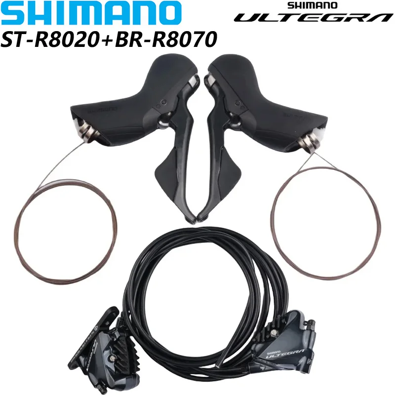 

SHIMANO ULTEGRA R8020 Hydraulic Disc Brake ST-R8020 DUAL CONTROL LEVER 11-speed BR-R8070 Flat Mount Bike Caliper