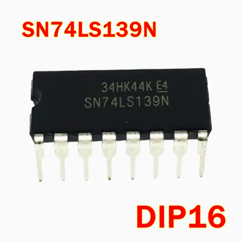 

SN74LS139N DIP16 New and Original DUAL 1-OF-4 DECODER/ DEMULTIPLEXER