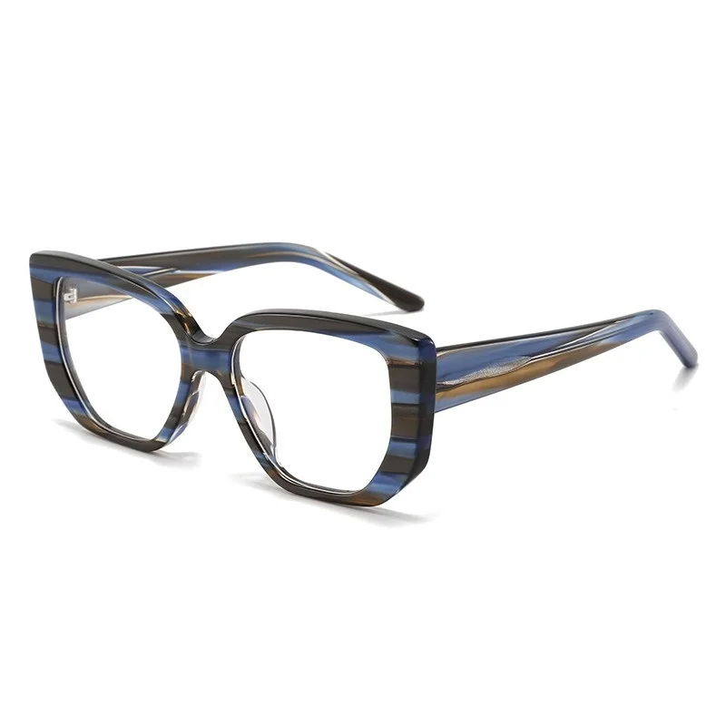 

Acetate Eyeglasses Frame Men Design Vintage Square Eyeglasses Customized Prescription Eyewear