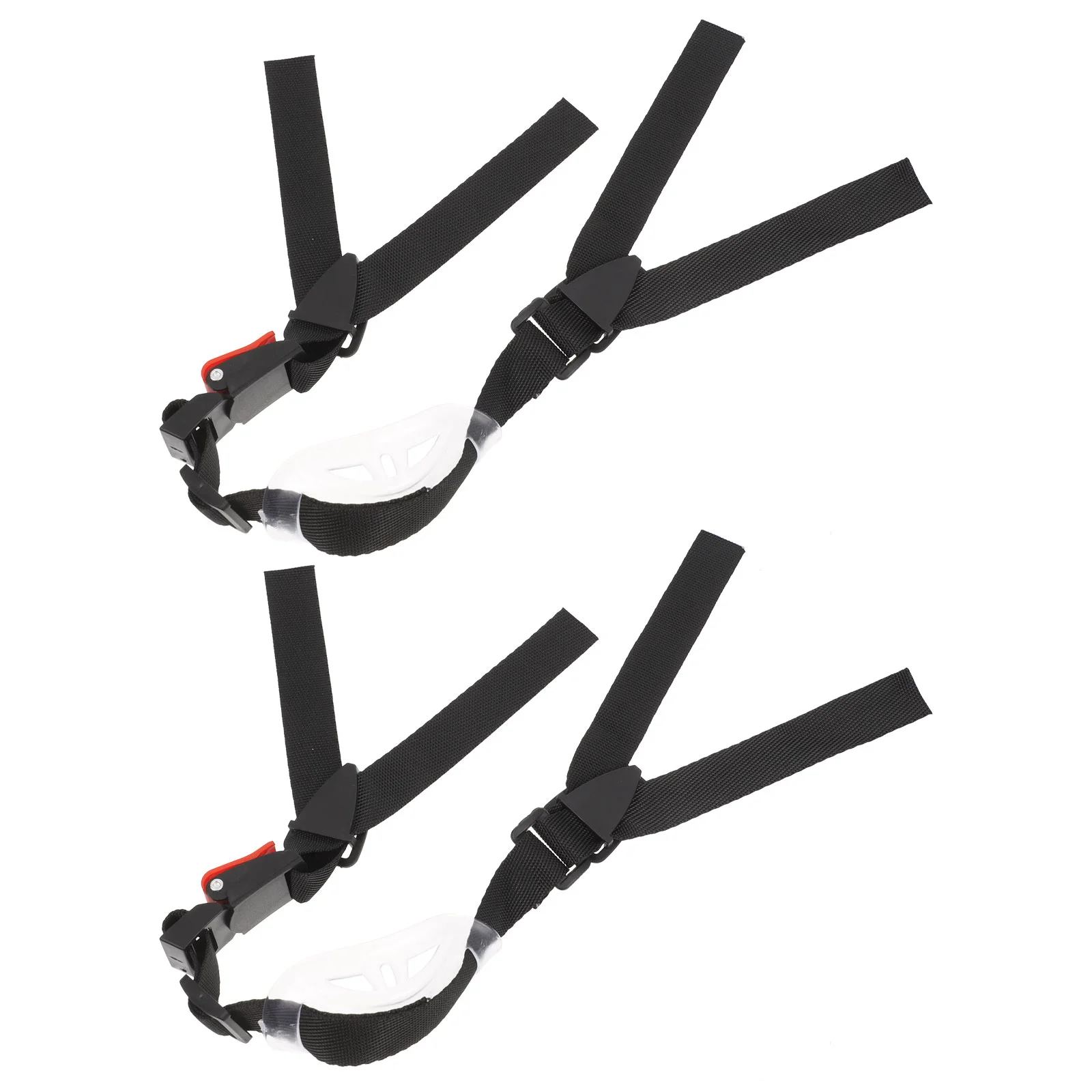 2 Pcs Strap Black Cap Sticker Baseball Brim Visor Football Safety Chin Construction Belt Hard Hat Lanyard