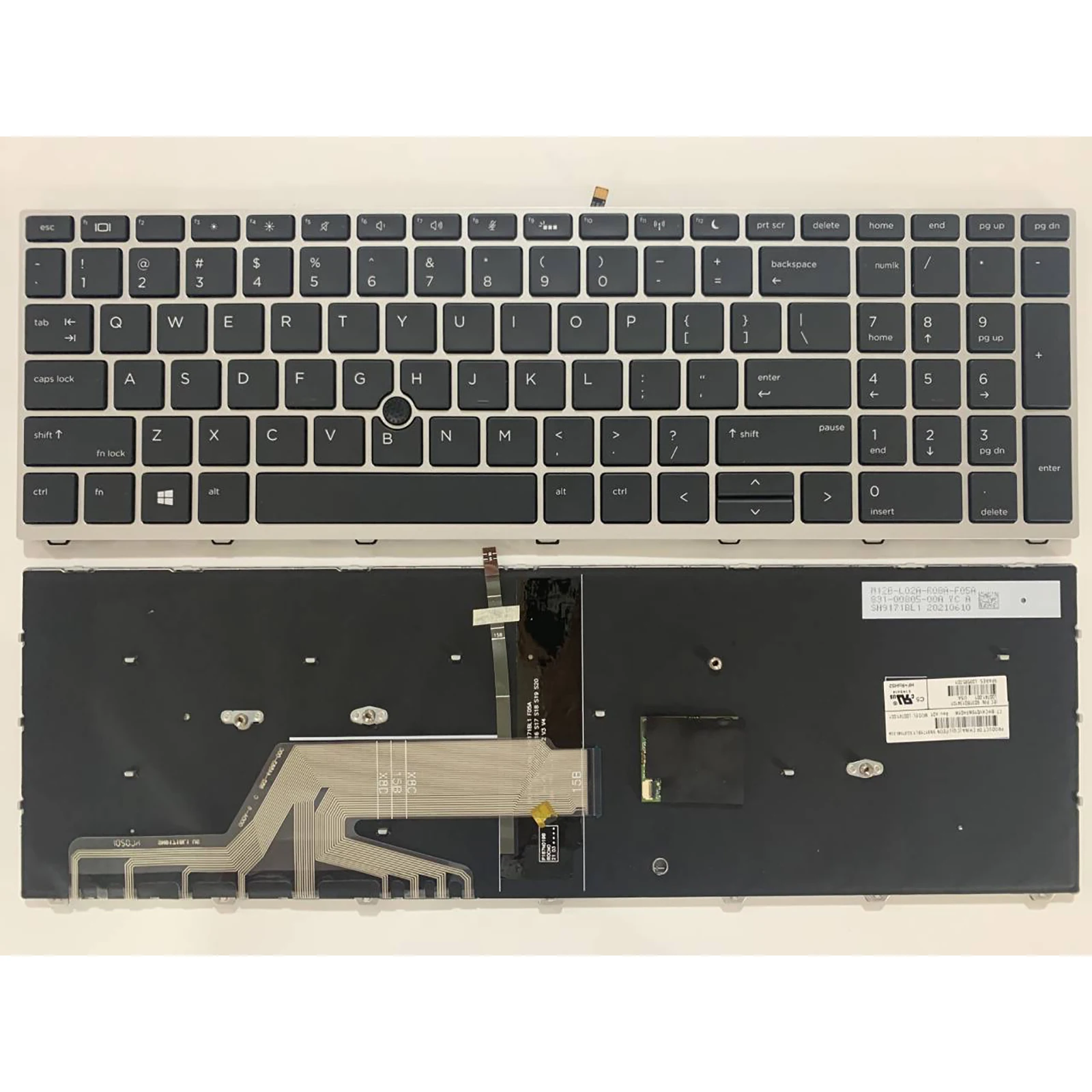 

Laptop keyboard US Layout for HP ProBook 650 G4 650 G5 655 G4 655G5