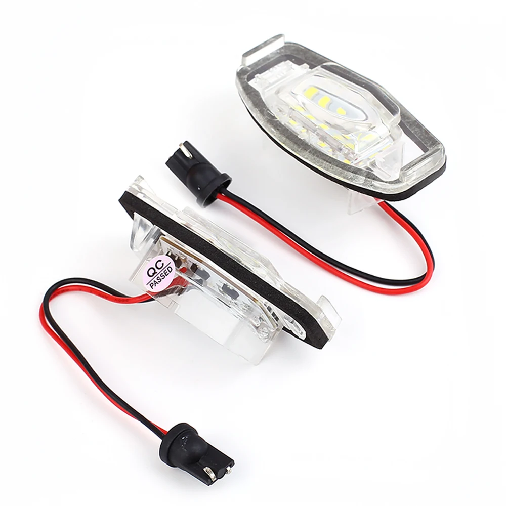 Car Number Plate Light 2013-2015 9th Gen 2 Pcs 18 SMD  for Honda Civic Sedan (not for DX model) Acura RL TL TSX LED