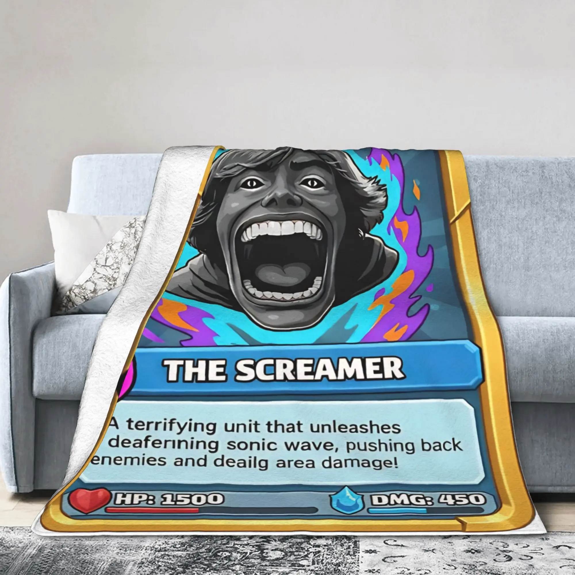 ميمي 67 غي بطانية محبوكة الصدامات رويالز لعبة الفانيلا رمي بطانية طائرة السفر المطبوعة لينة الدافئة المفرش