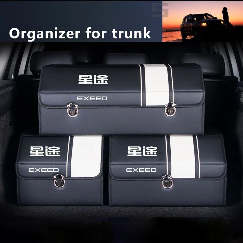 

Car Trunk Storage Organizer Box for Chery EXEED RX TXL VX Large Capacity Multiuse Tools Folding Emergency Stowing Tidying Bag