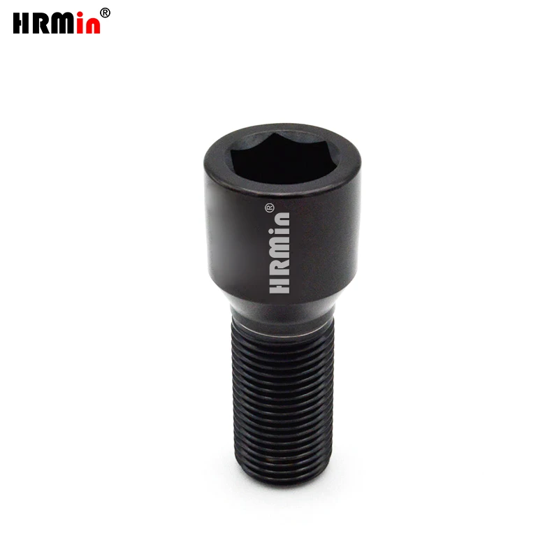 HRmin Gr5 Titan Radbolzen Schraube M12x1.5x28-45mm Allen Cup Head Socket Cone Seat für BMW LUTOS FIAT Autos mit kleinem Loch Rad – Detail 4