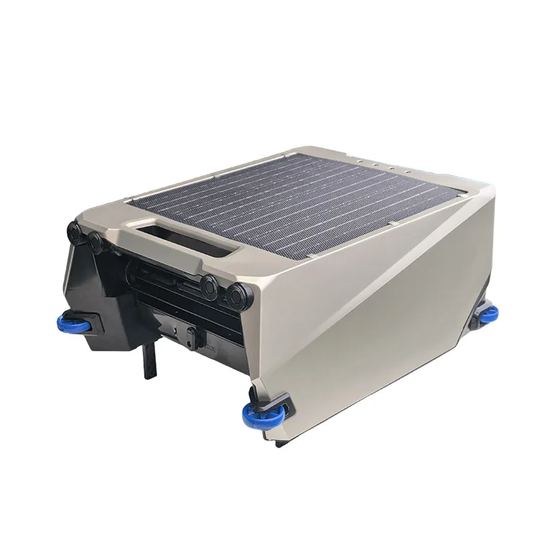 Solar Powered Surface Floating Debris Collector Swimming Pool Cleaning Robot Fully Automatic Trash Skimmer for Landscape Fish