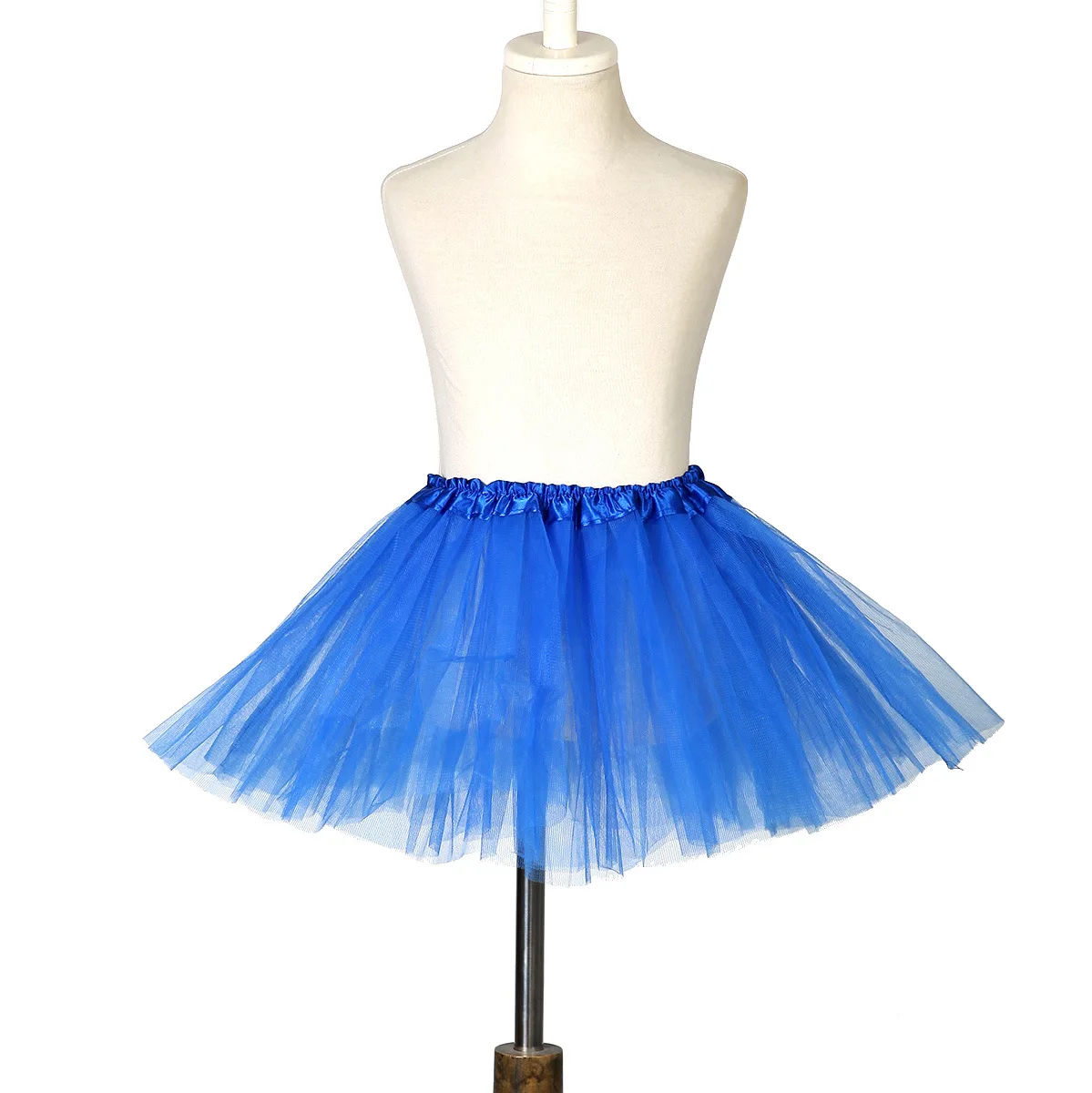 Meisje elastische ballet danskleding tutu's minirok voor verjaardagsfeestje dans 3-laags tule tutu rok voor kinderen prinses 2-8Y meisjes